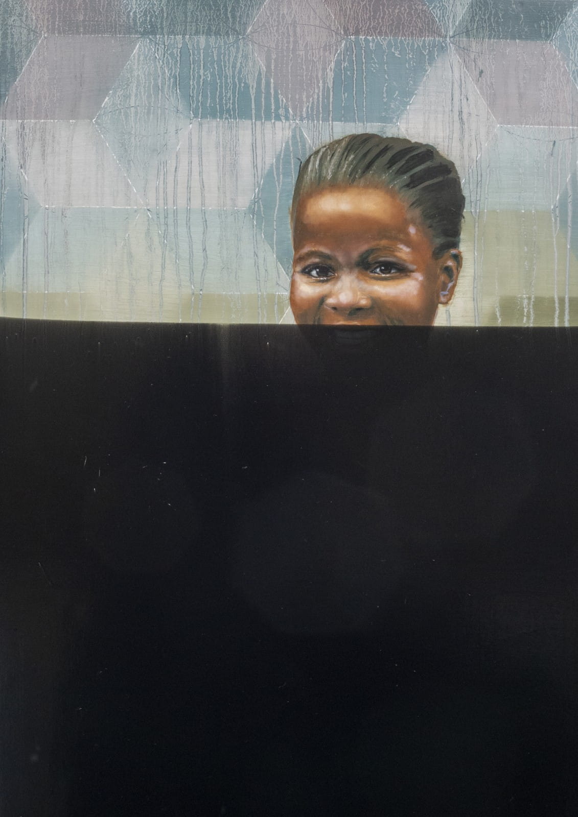 a Lament in Black Paint: Joyce (dipped)