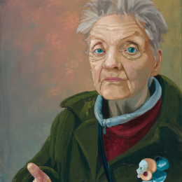 The Widow’s Offering (The Gospel of Luke, Chapter 21) 2018, Oil on Canvas, 30” x 40”