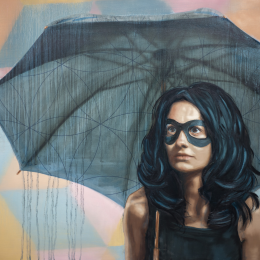 Here Comes the Rain Again 1, Oil on Panel, 84cm x 60cm<br/><a href="gallery/here-comes-the-rain-again/115/add/#comments">Add comment</a>