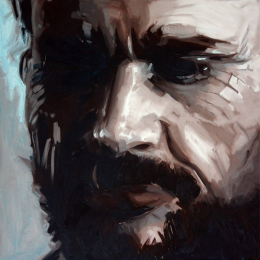 Man of Sorrows 5: Oil on Canvas, 90cm x 90cm