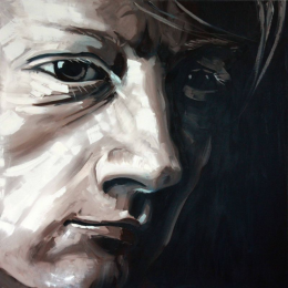 Man of Sorrows 4: Oil on Canvas, 90cm x 90cm